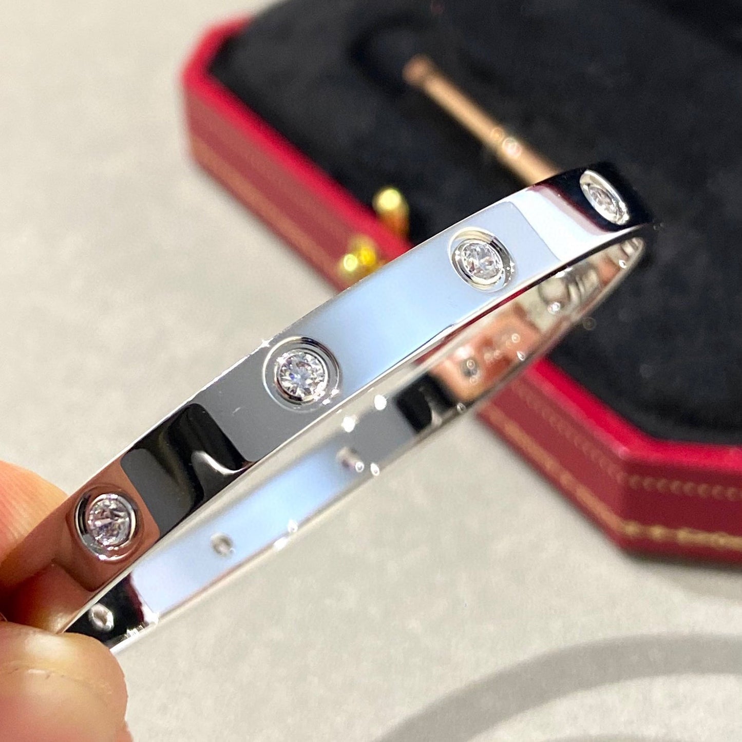 [Amore]LOVE BRACELET 6.1MM 10 DIAMONDS