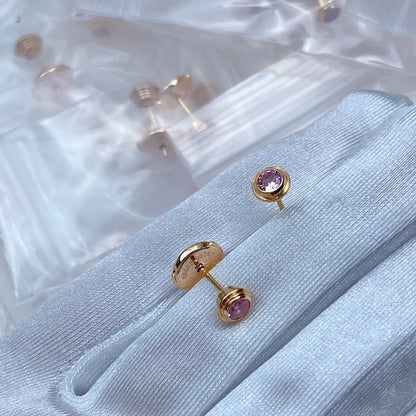 [Amore]DAMOUR PING DIAMOND EARRINGS