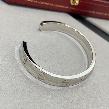 [Amore]LOVE BRACELET 6.1MM 1 DIAMOND OPEN CUFF
