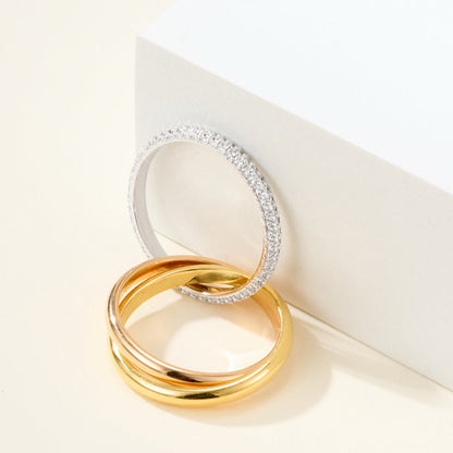 [Amore]TRINITY 2.5MM RING COLLECTION