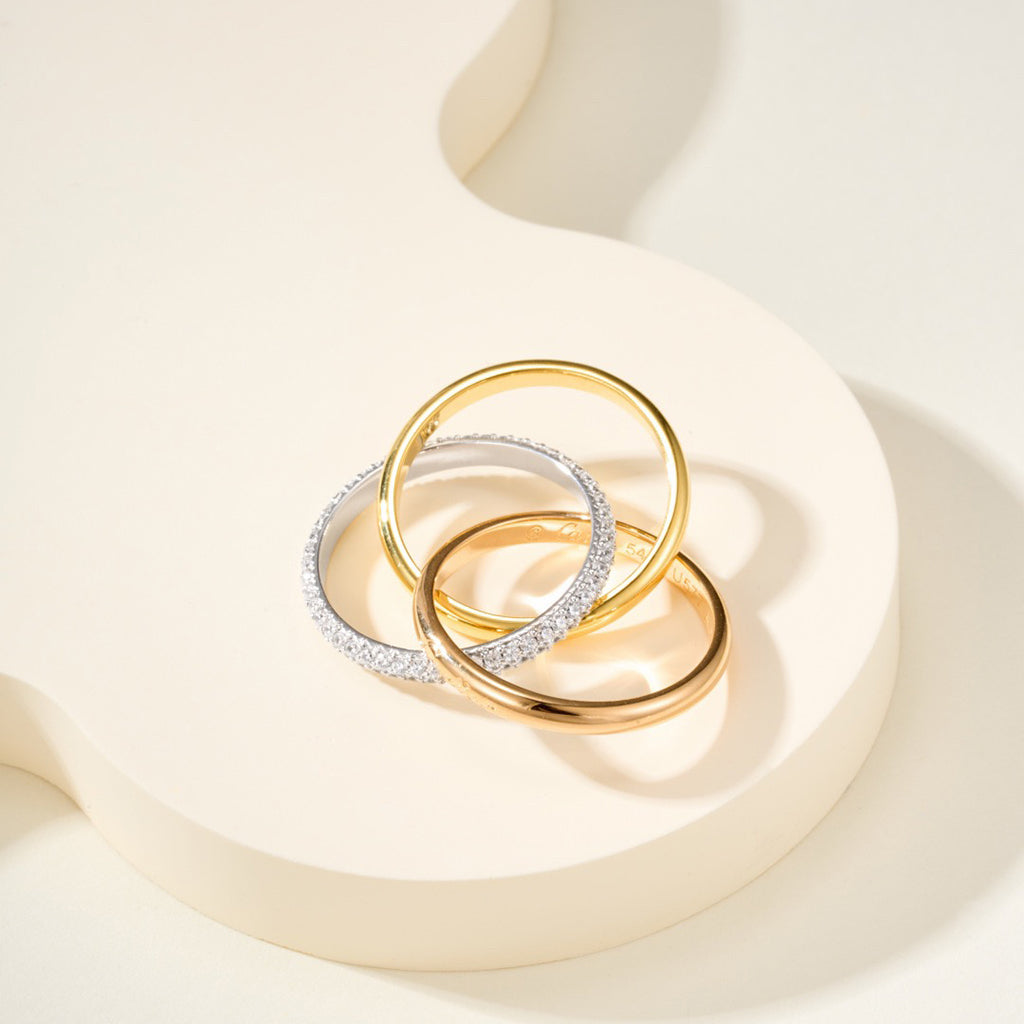 [Amore]TRINITY 2.5MM RING COLLECTION