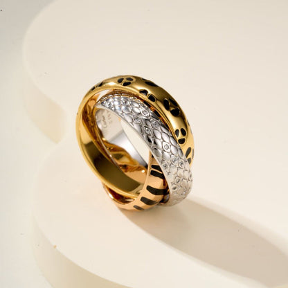 [Amore] TRINITY  RING LEOPARD PRINT