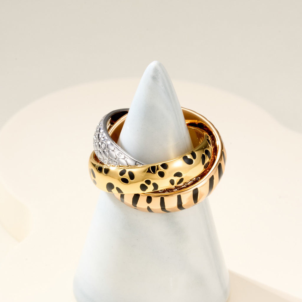 [Amore] TRINITY  RING LEOPARD PRINT