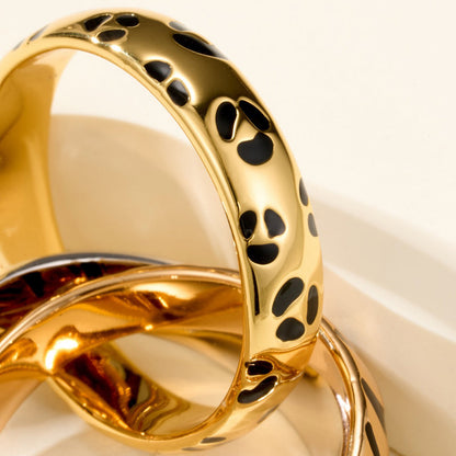 [Amore]TRINITY  RING LEOPARD PRINT