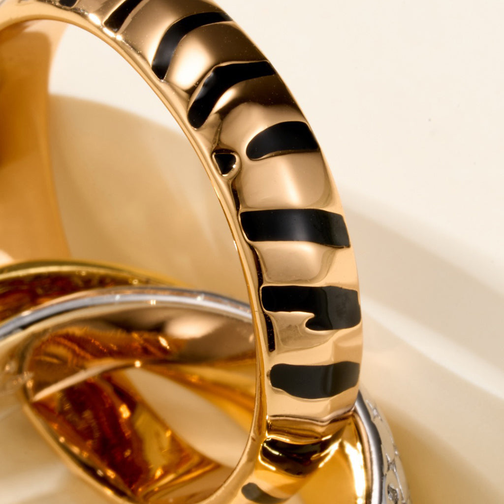 [Amore]TRINITY  RING LEOPARD PRINT