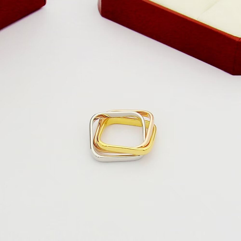 [Amore]TRINITY 3.5MM CUSHION RING COLLECTION