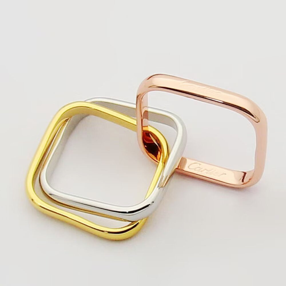 [Amore] TRINITY 3.5MM CUSHION RING COLLECTION