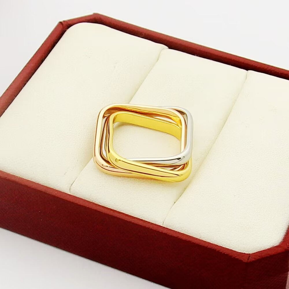 [Amore]TRINITY 3.5MM CUSHION RING COLLECTION