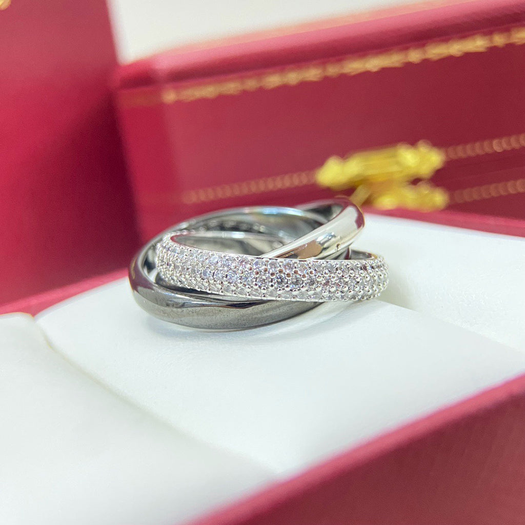 [Amore]TRINITY 3.2MM RING BLACK CERAMIC