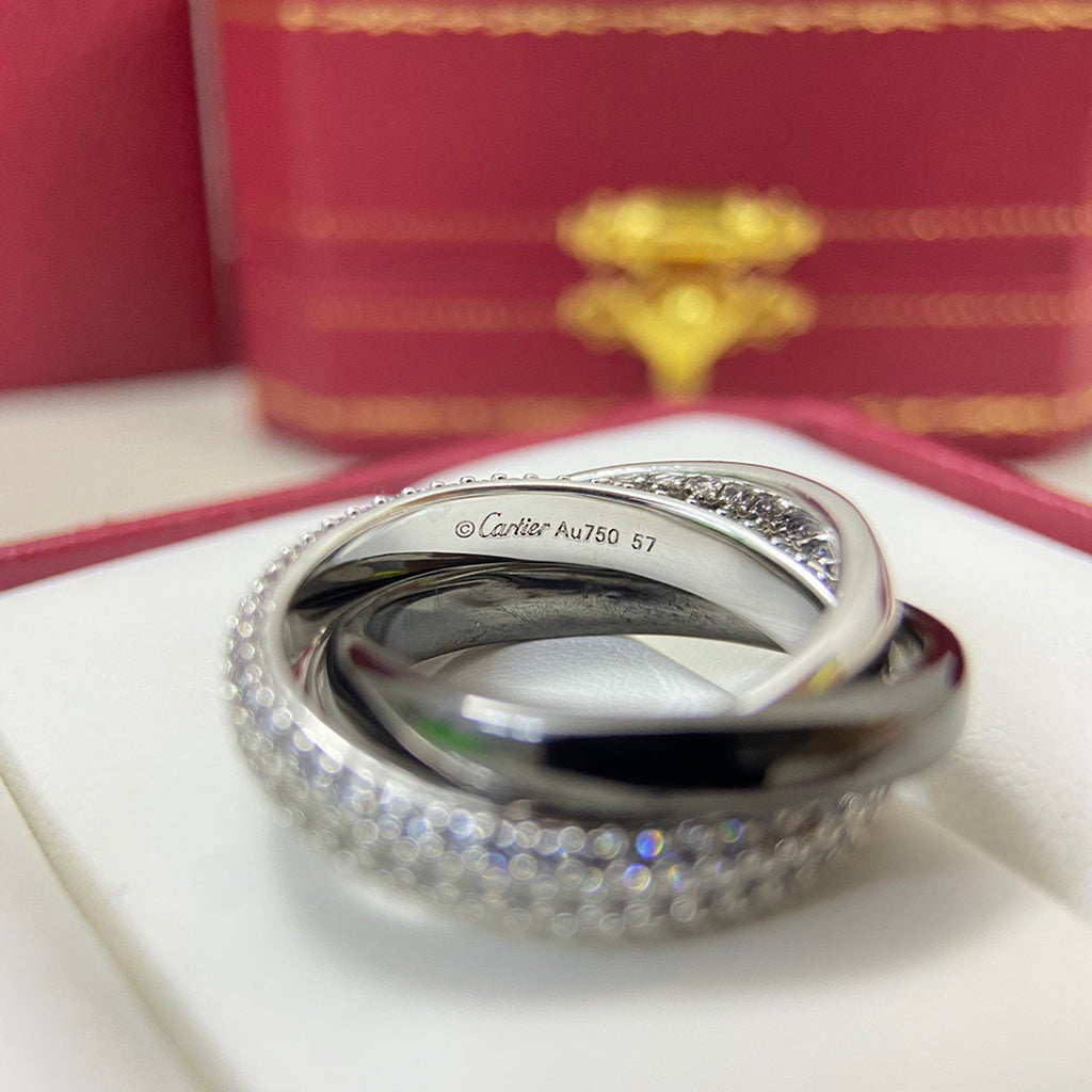 [Amore]TRINITY 3.2MM RING BLACK CERAMIC