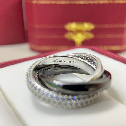 [Amore]TRINITY 3.2MM RING BLACK CERAMIC