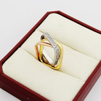 [Amore] TRINITY 3.5MM CUSHION RING COLLECTION