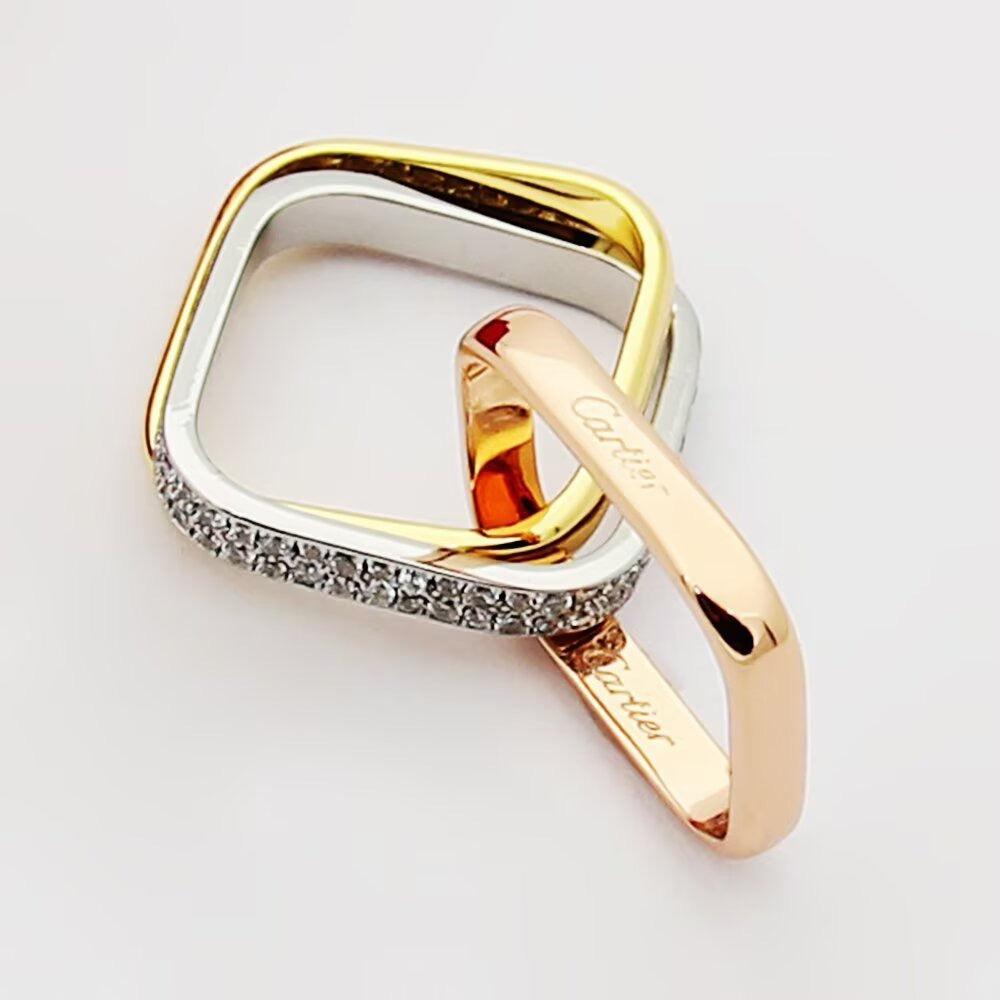 [Amore] TRINITY 3.5MM CUSHION RING COLLECTION