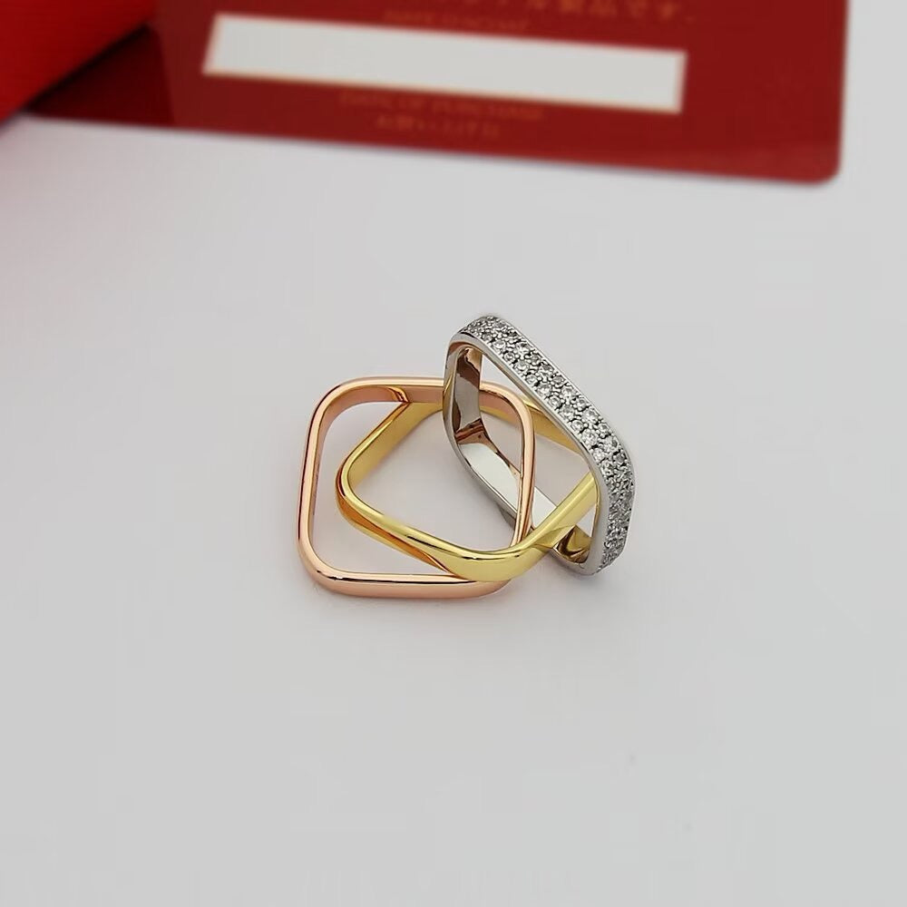 [Amore]TRINITY 3.5MM CUSHION RING COLLECTION