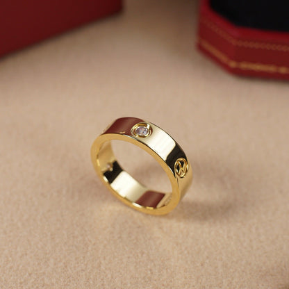 [Amore]LOVE 5.5MM 3 DIAMOND RING