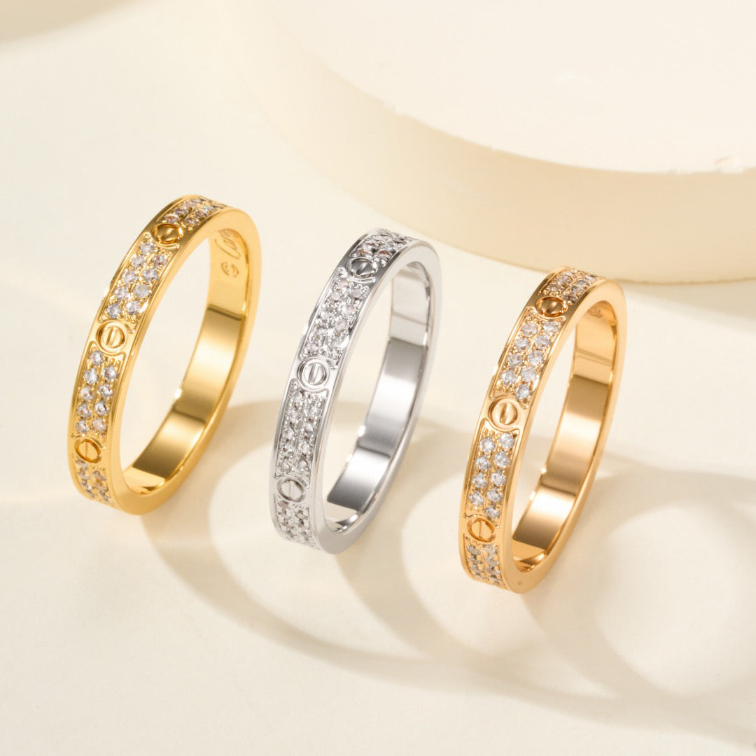 [Amore]LOVE RING 2.65MM DIAMOND