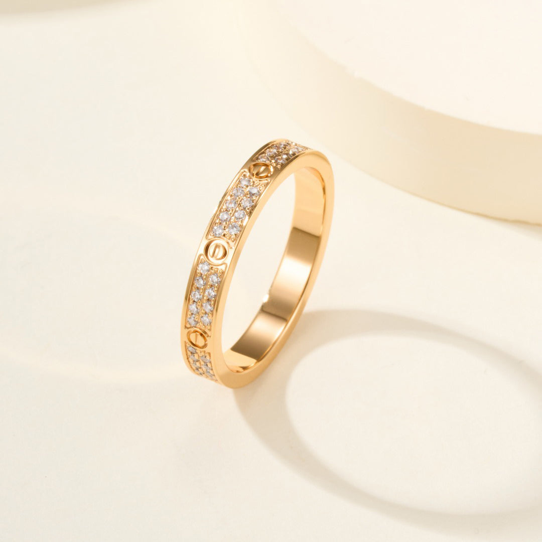 [Amore]LOVE RING 2.65MM DIAMOND
