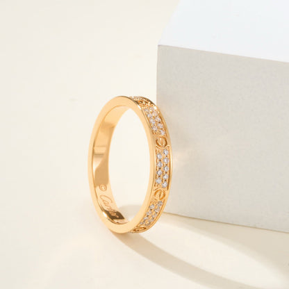 [Amore]LOVE RING 2.65MM DIAMOND