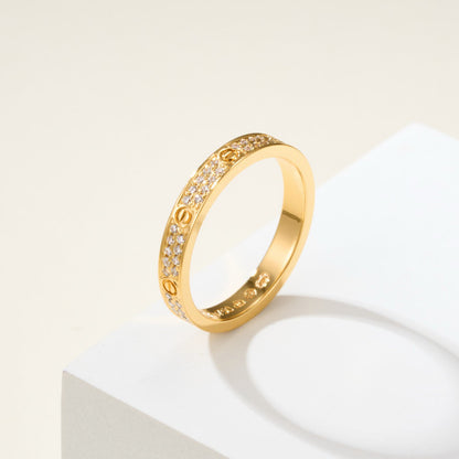 [Amore]LOVE RING 2.65MM DIAMOND