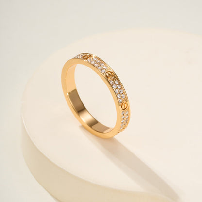 [Amore]LOVE RING 2.65MM DIAMOND