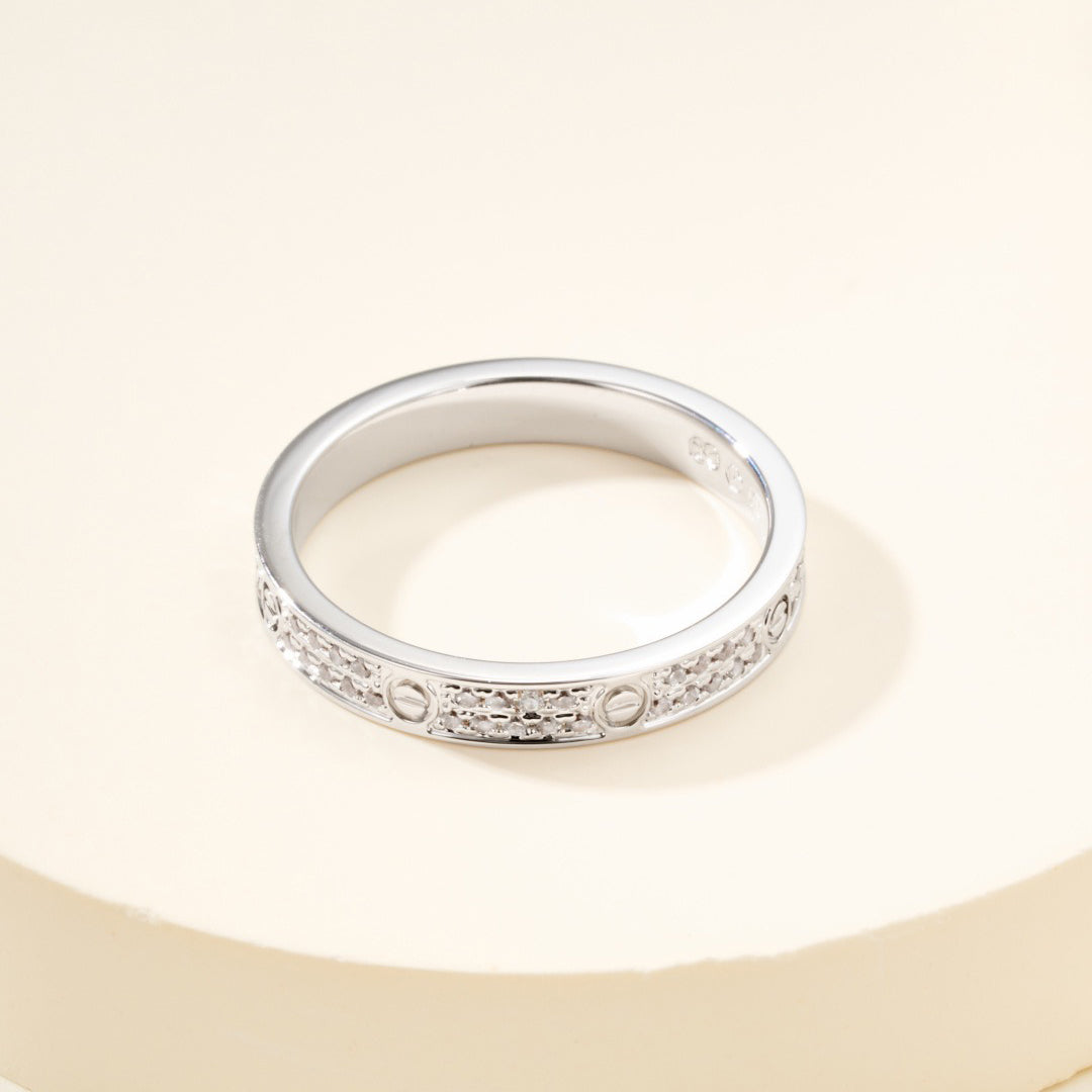 [Amore]LOVE RING 2.65MM DIAMOND