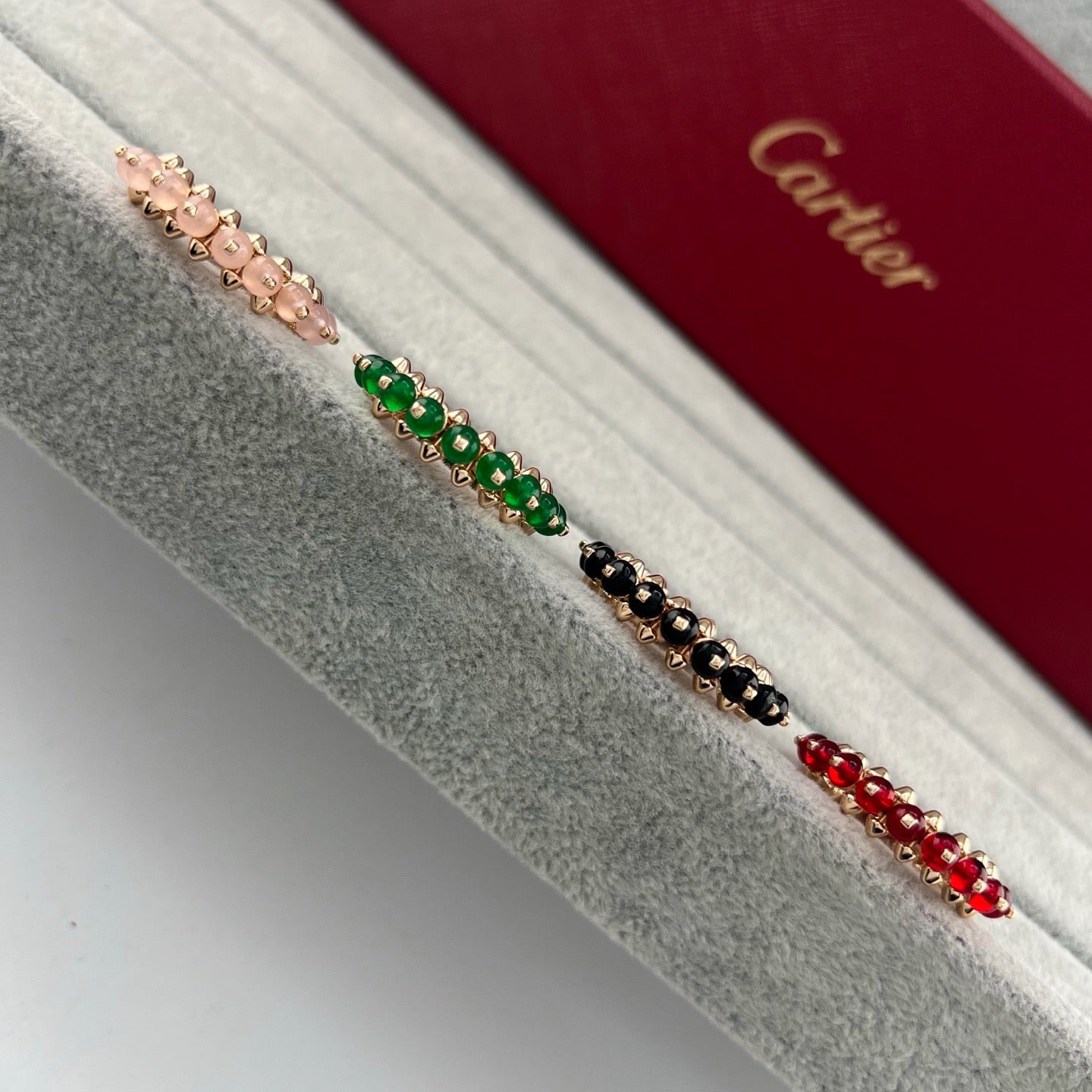 [Amore]CLASH 7.9MM AGATE CHALCEDONY RING