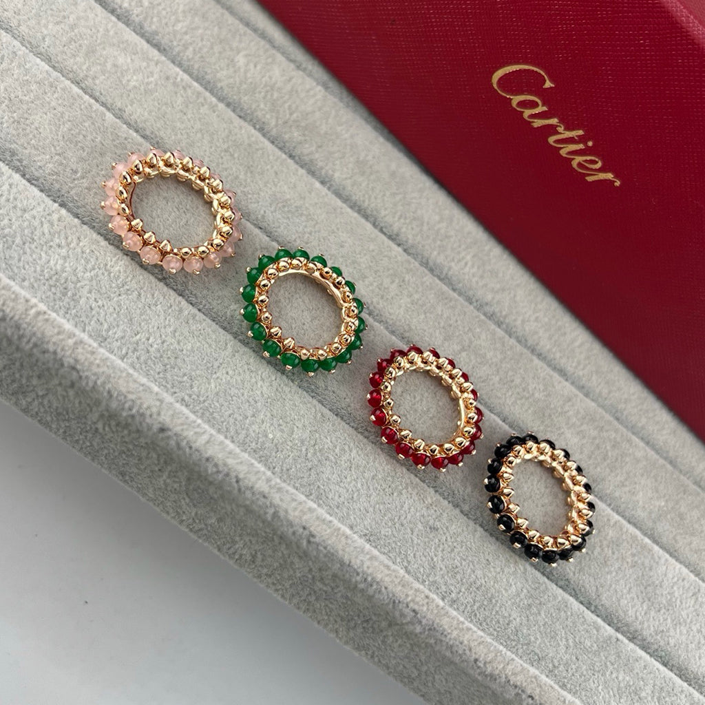 [Amore]CLASH 7.9MM AGATE CHALCEDONY RING