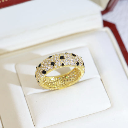 [Amore]PANTHERE SPOTTED FULL DIAMOND RING