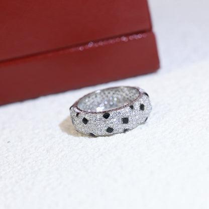 [Amore]PANTHERE SPOTTED FULL DIAMOND RING