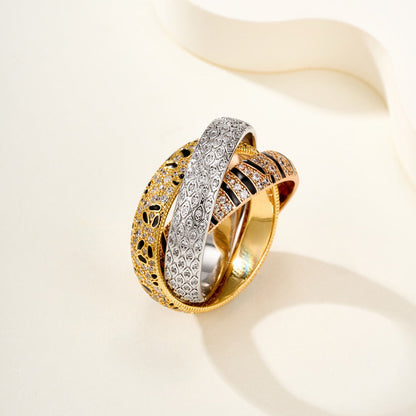 [Amore]TRINITY  RING LEOPARD PRINT