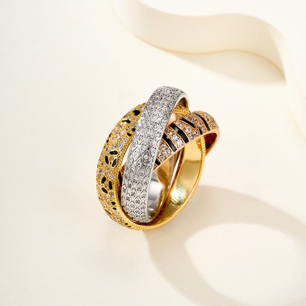 [Amore] TRINITY  RING LEOPARD PRINT