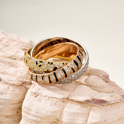 [Amore] TRINITY  RING LEOPARD PRINT