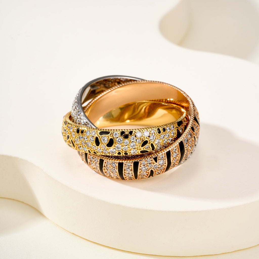 [Amore] TRINITY  RING LEOPARD PRINT