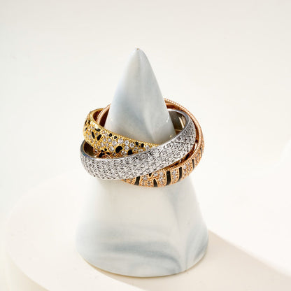 [Amore]TRINITY  RING LEOPARD PRINT