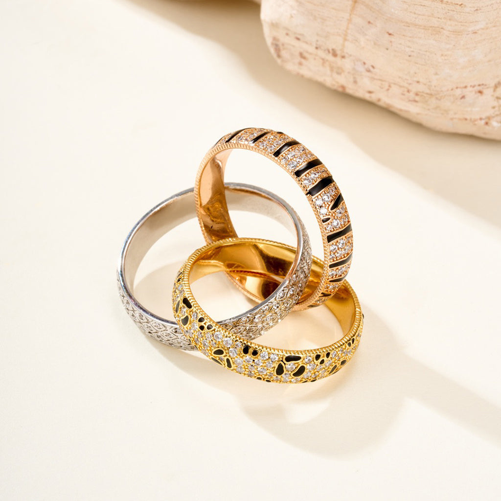 [Amore]TRINITY  RING LEOPARD PRINT