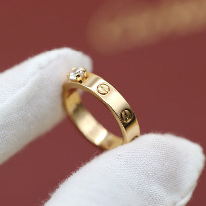 [Amore]LOVE RING 3.6MM 1 BIG DIAMOND
