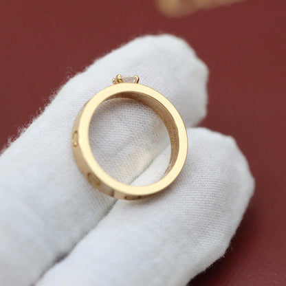 [Amore]LOVE RING 3.6MM 1 BIG DIAMOND