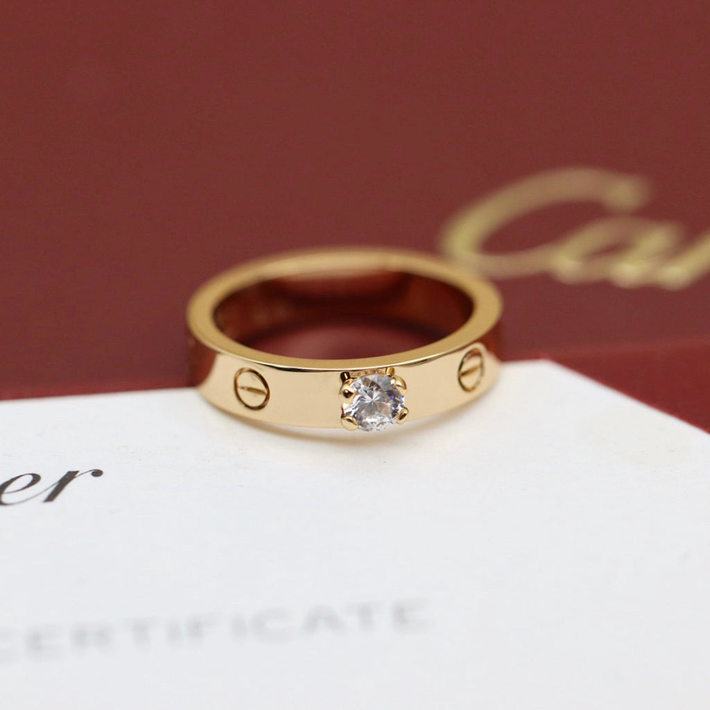 [Amore]LOVE RING 3.6MM 1 BIG DIAMOND