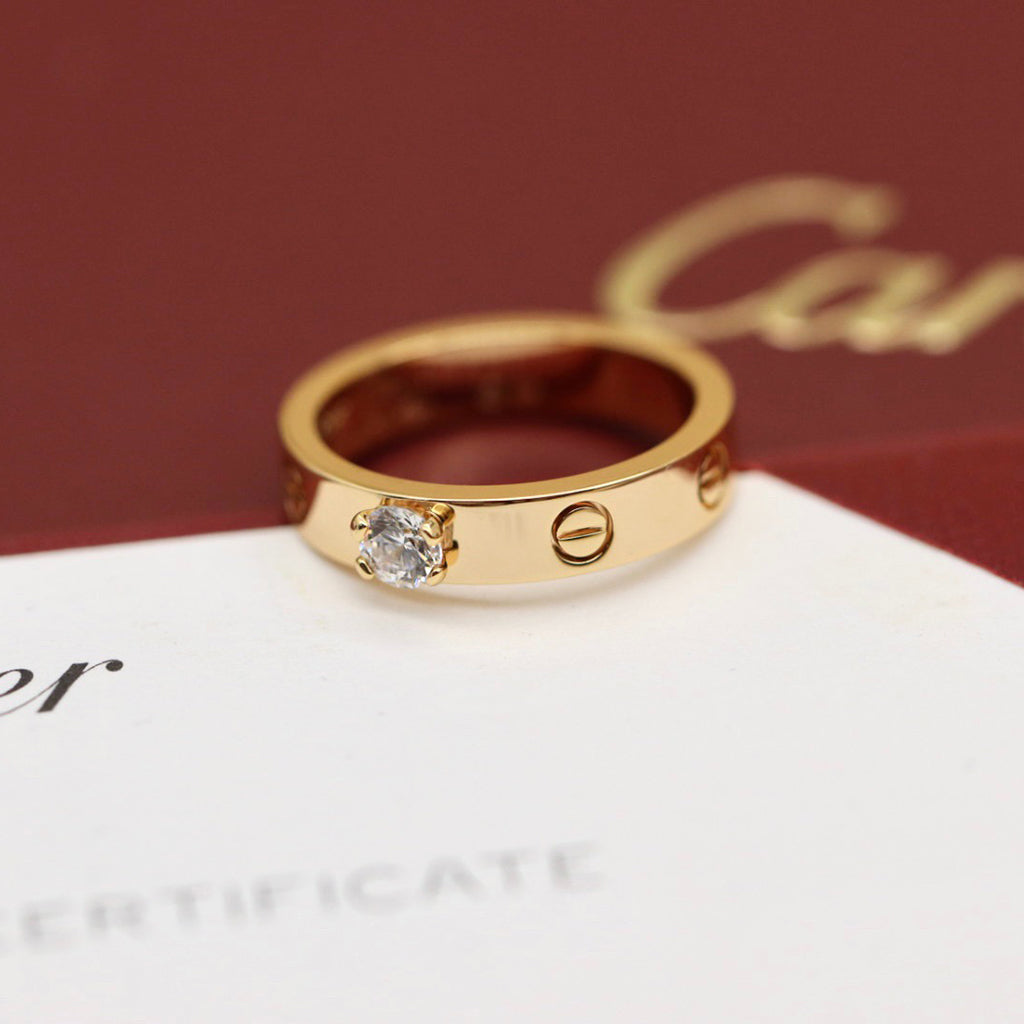 [Amore]LOVE RING 3.6MM 1 BIG DIAMOND