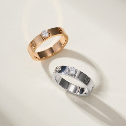 [Amore]LOVE RING 3.6MM 1 BIG DIAMOND