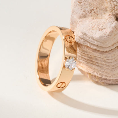 [Amore]LOVE RING 3.6MM 1 BIG DIAMOND