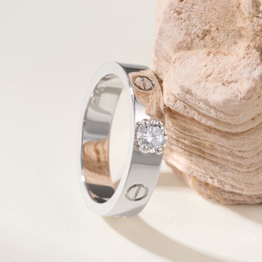 [Amore]LOVE RING 3.6MM 1 BIG DIAMOND