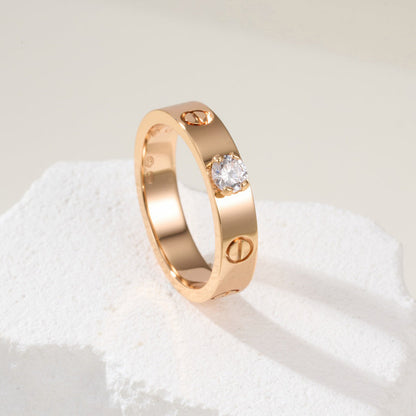 [Amore]LOVE RING 3.6MM 1 BIG DIAMOND