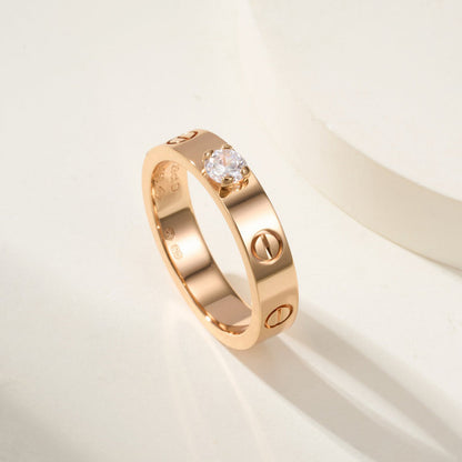 [Amore]LOVE RING 3.6MM 1 BIG DIAMOND