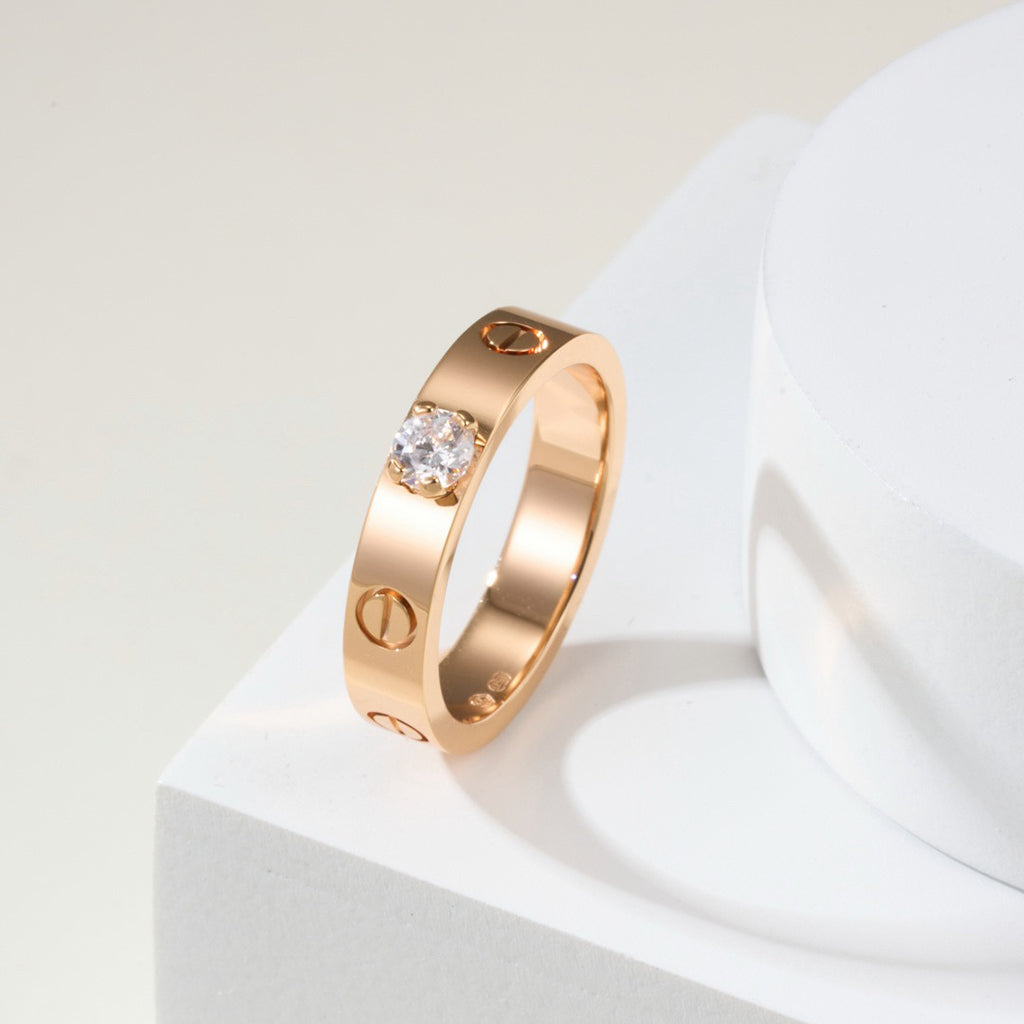 [Amore]LOVE RING 3.6MM 1 BIG DIAMOND