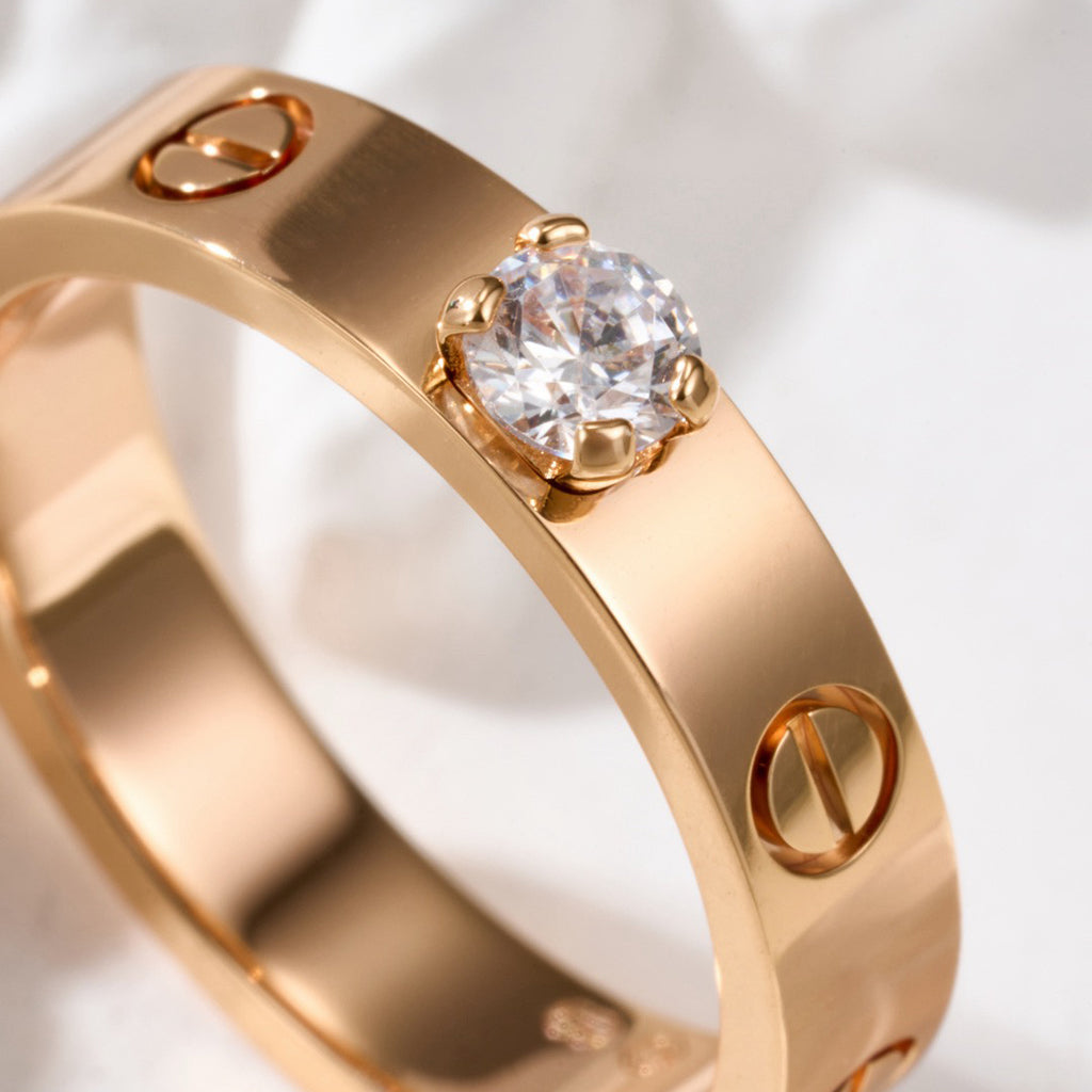 [Amore]LOVE RING 3.6MM 1 BIG DIAMOND