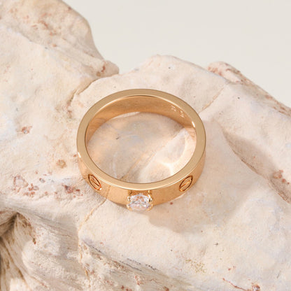 [Amore]LOVE RING 3.6MM 1 BIG DIAMOND