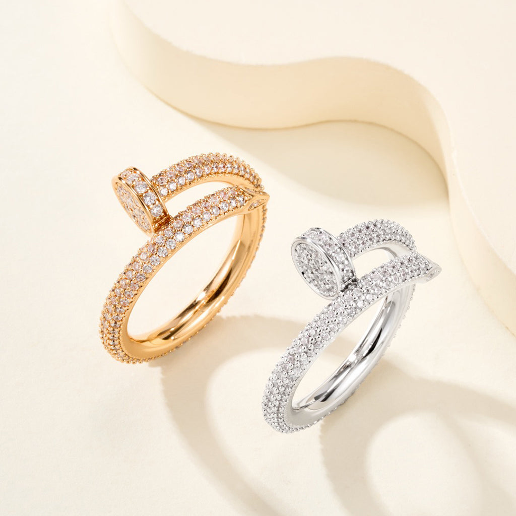 [Amore]JUSTE RING 2.6MM FULL DIAMOND