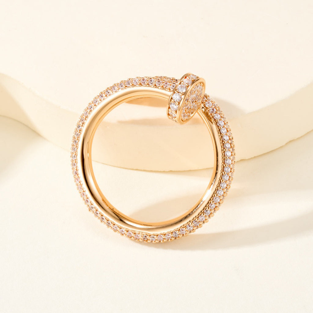 [Amore]JUSTE RING 2.6MM FULL DIAMOND
