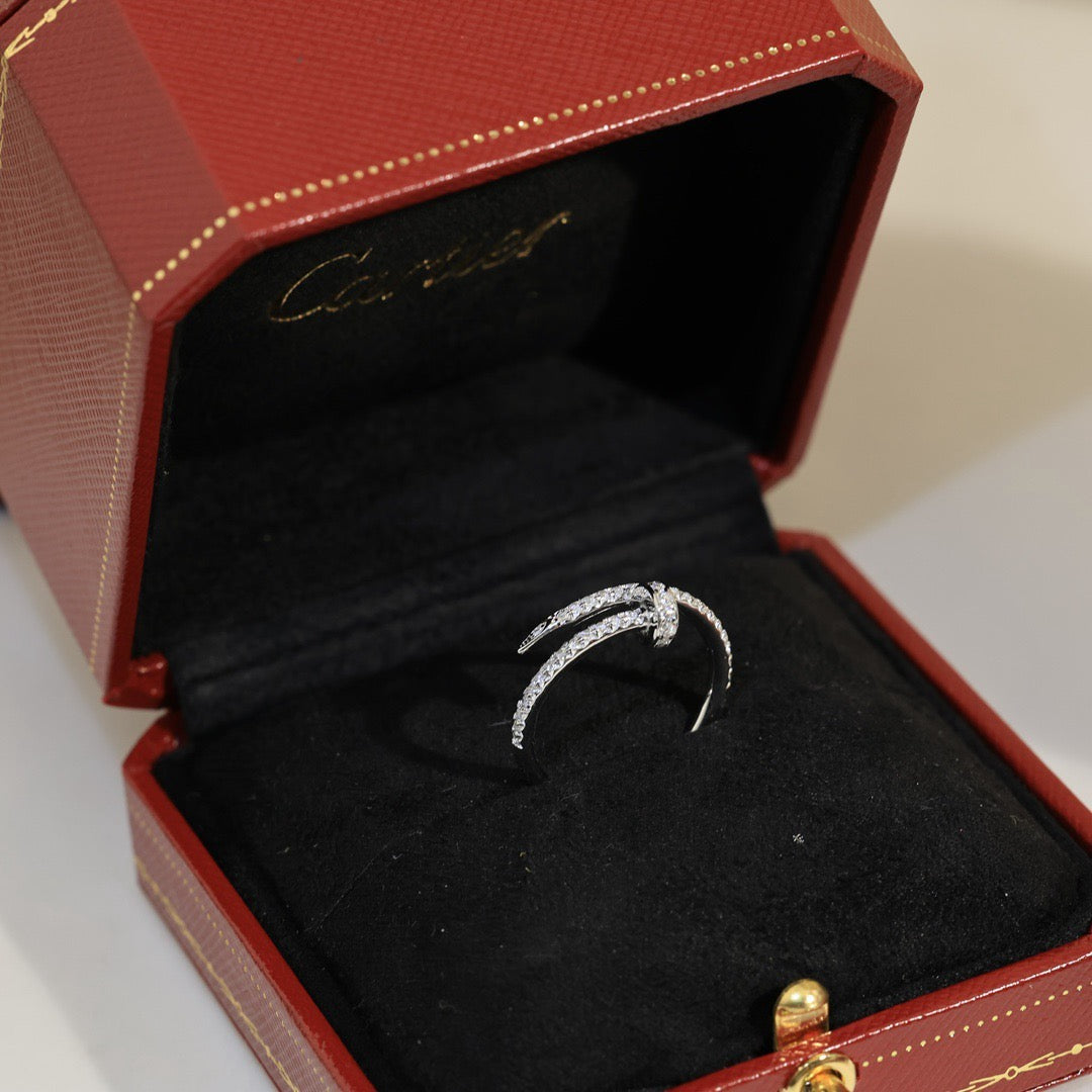 [Amore]JUSTE 1.8MM FULL DIAMOND RING